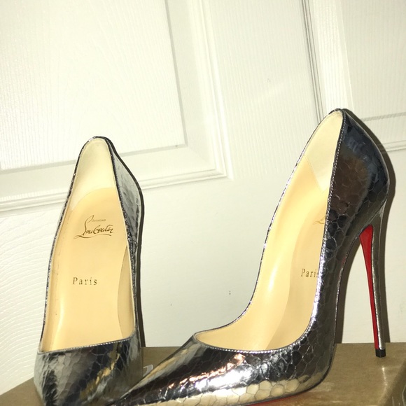 Christian Louboutin Metallic Pumps - Picture 4 of 4